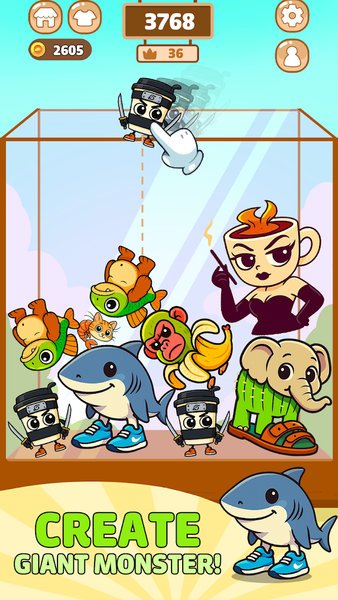 Tap Tap Merge Monster - عکس بازی موبایلی اندروید