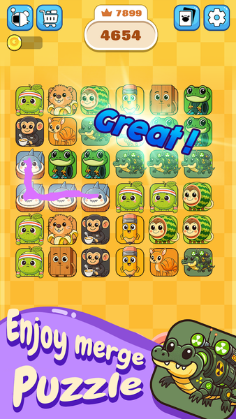 Merge Monster Block - عکس بازی موبایلی اندروید