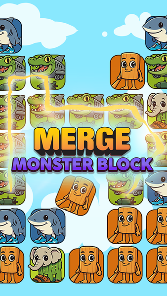 Merge Monster Block - عکس بازی موبایلی اندروید