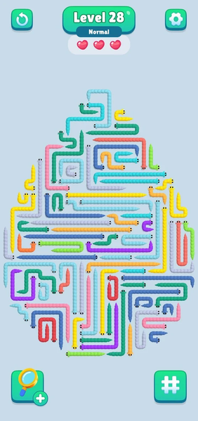 Snake Out Puzzle - Gameplay image of android game