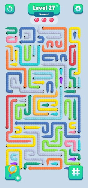 Snake Out Puzzle - Gameplay image of android game