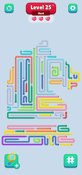 Snake Out Puzzle - Gameplay image of android game