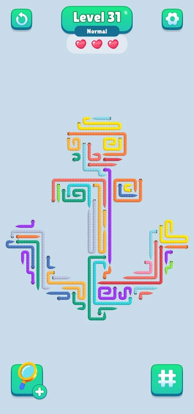 Snake Out Puzzle - Gameplay image of android game