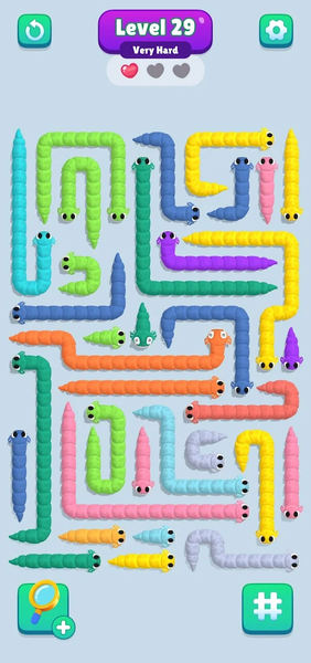 Snake Out Puzzle - Gameplay image of android game