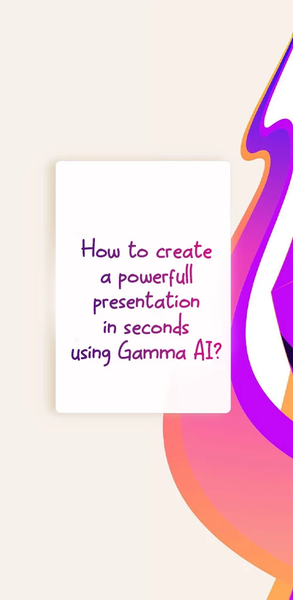 GammaAI PPT Explanation App - عکس برنامه موبایلی اندروید