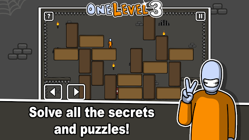 One Level 3 Stickman Jailbreak - Gameplay image of android game