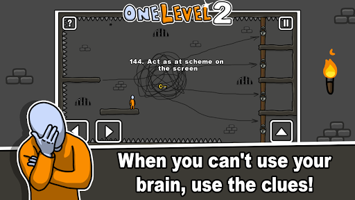One Level 2 Stickman Jailbreak - Gameplay image of android game