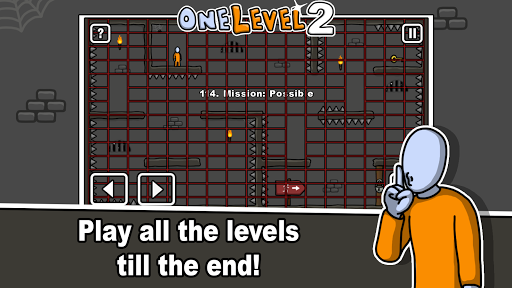 One Level 2 Stickman Jailbreak - Gameplay image of android game
