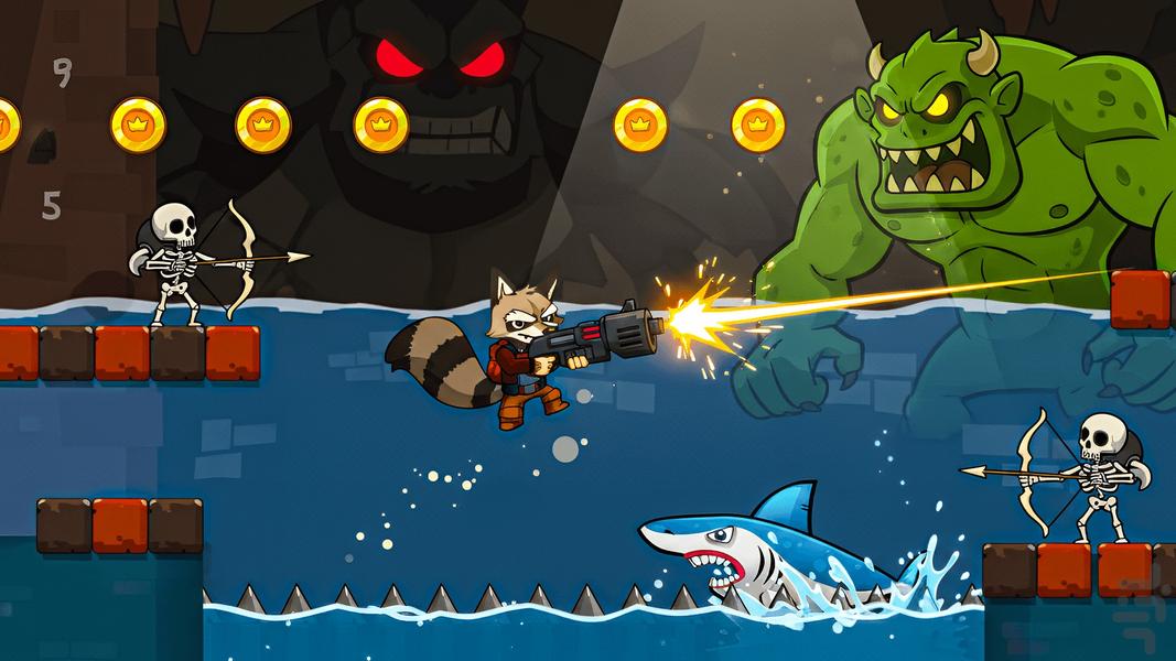 Raccoon Rumble - Gameplay image of android game