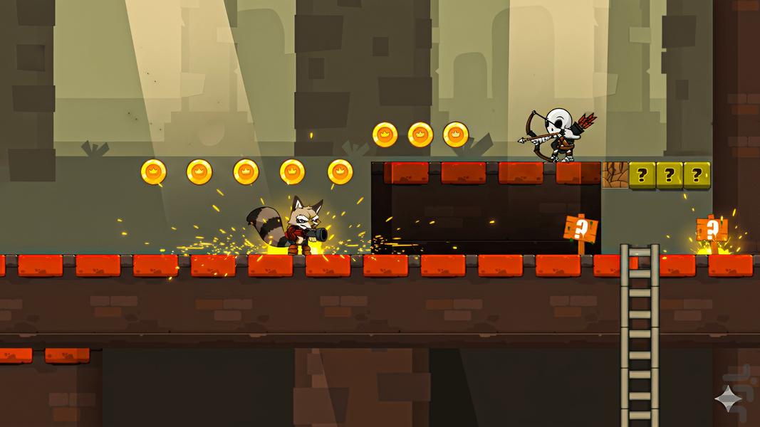Raccoon Rumble - Gameplay image of android game