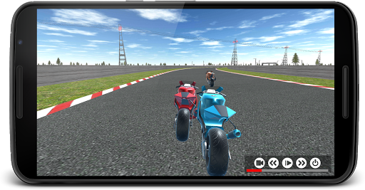 Racing bike rivals - real 3D racing game - Gameplay image of android game