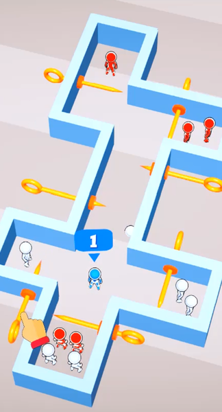 Crowd Pin Puzzle - Gameplay image of android game