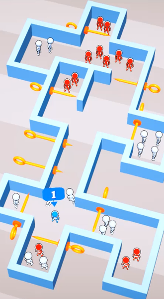 Crowd Pin Puzzle - Gameplay image of android game