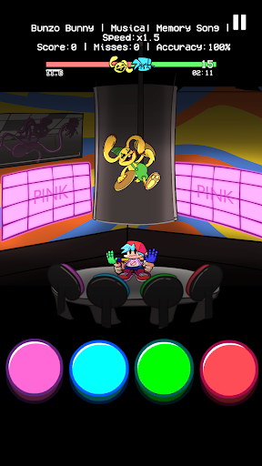 Playtime Music Battle FNF Mod - Gameplay image of android game