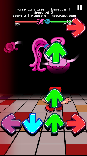 Playtime Music Battle FNF Mod - Gameplay image of android game