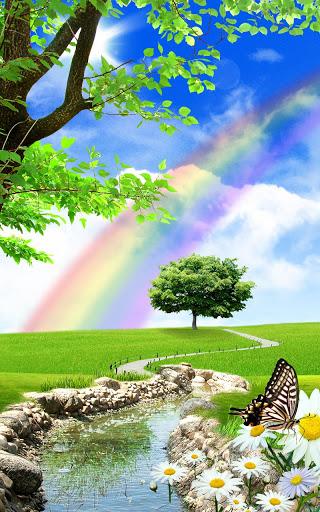 Rainbow Live Wallpaper - عکس برنامه موبایلی اندروید