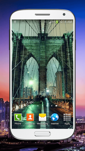 Rainy New York Live Wallpaper - Image screenshot of android app