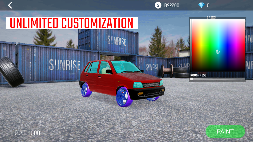 Indian Car Stunt Simulator - Gameplay image of android game