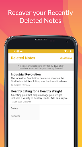 Notes - Notepad and Reminders - Image screenshot of android app