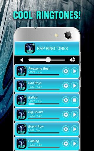 Rap Ringtones - Image screenshot of android app