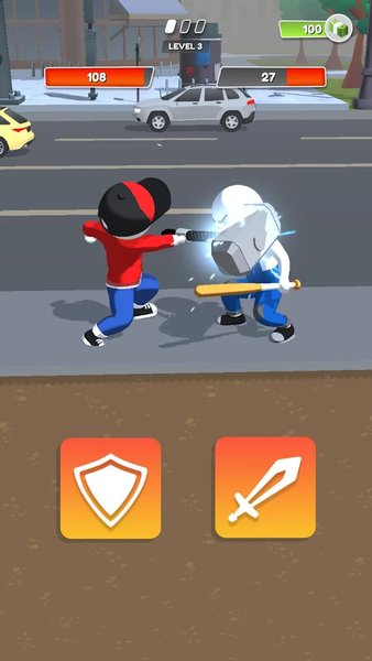 Merge Fighting: Hit Fight Game - Gameplay image of android game
