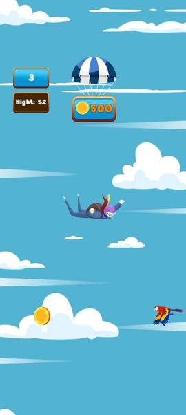 The Parachute - Gameplay image of android game