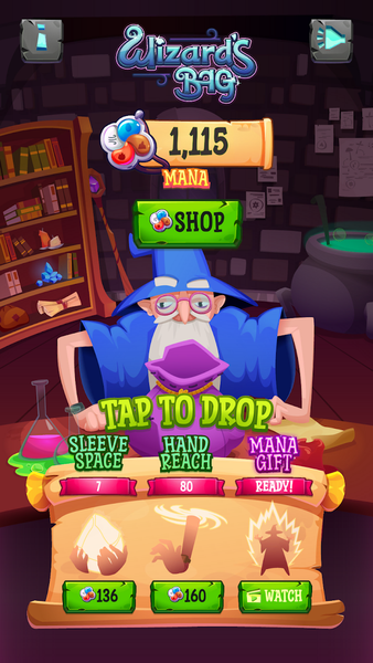 Wizards Bag - Gameplay image of android game