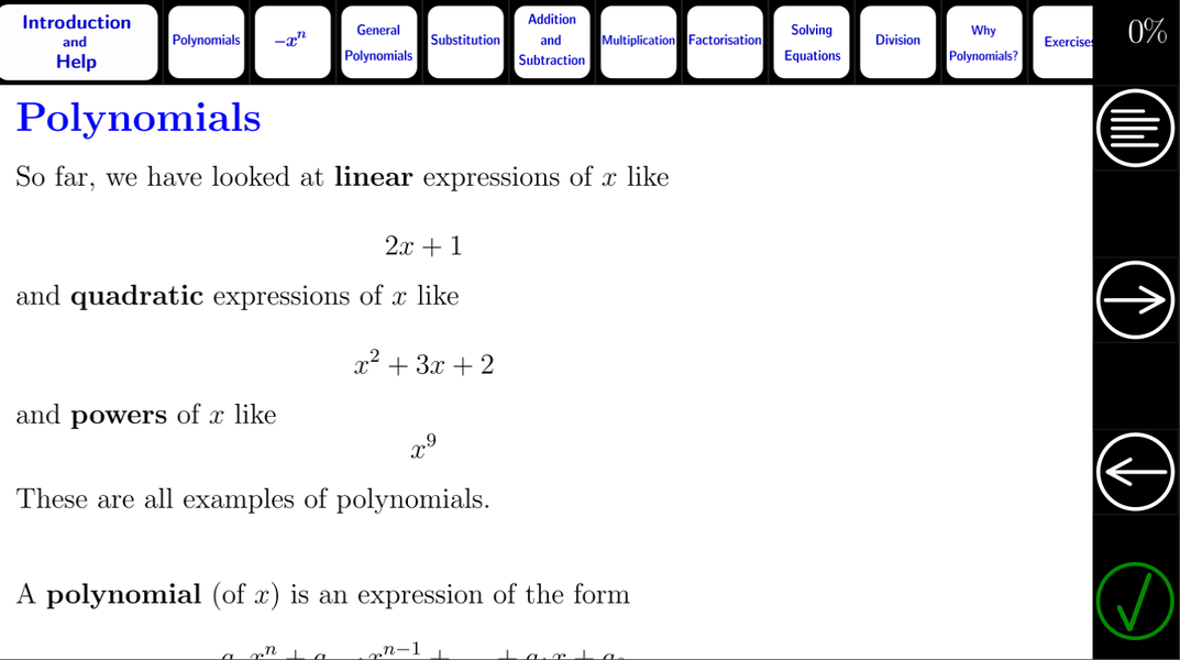 Algebra Tutorial 14 - عکس برنامه موبایلی اندروید