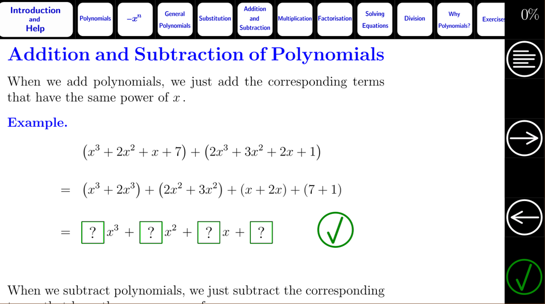 Algebra Tutorial 14 - Image screenshot of android app