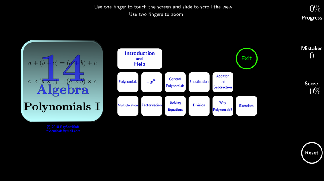 Algebra Tutorial 14 - عکس برنامه موبایلی اندروید