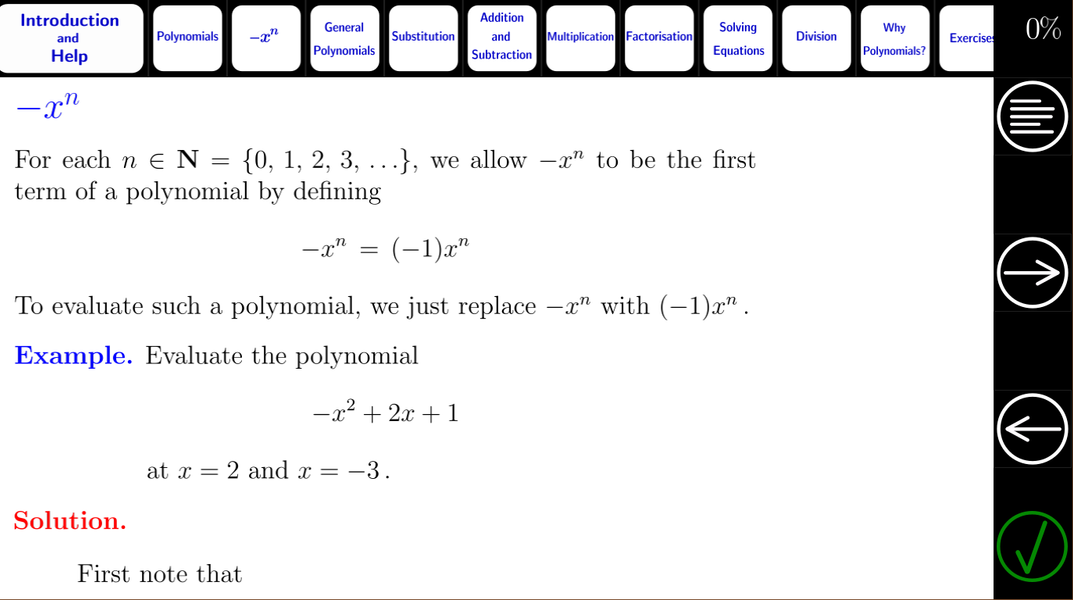 Algebra Tutorial 14 - Image screenshot of android app