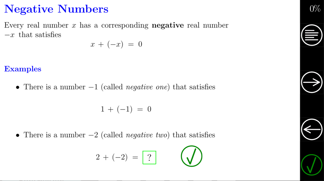 Algebra Tutorial 1B - عکس برنامه موبایلی اندروید