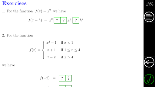 Algebra Tutorial 6 - Image screenshot of android app