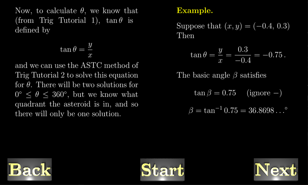 Trig Game - Image screenshot of android app