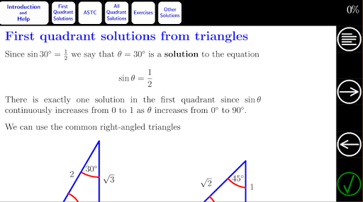 Trig Tutorial 2 - Image screenshot of android app