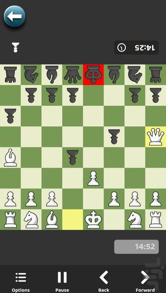 Two Player Chess (with clocks) - Gameplay image of android game