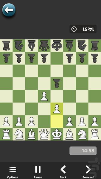 Two Player Chess (with clocks) - Gameplay image of android game