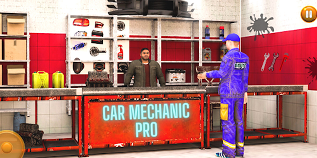 Car Mechanic Pro-Car Repair 3D - Gameplay image of android game