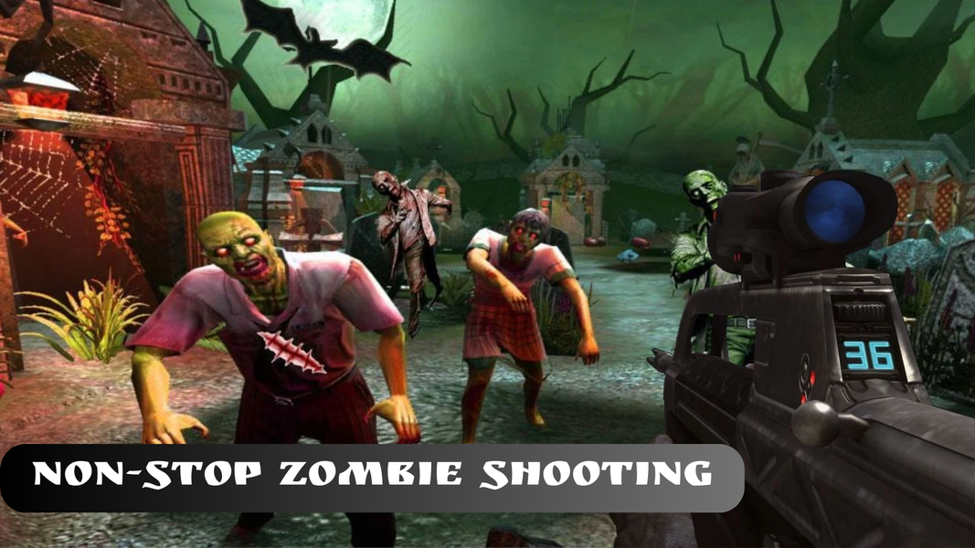 FPS Zombie Shooter- Dead Shot - Gameplay image of android game