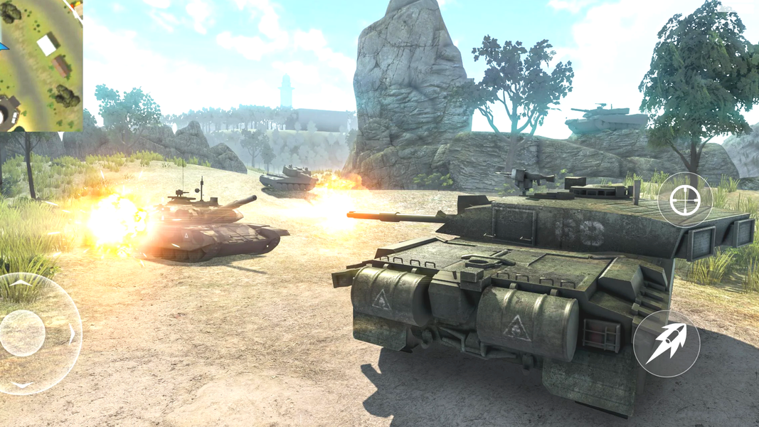 Tank Battle-War of Tanks - عکس بازی موبایلی اندروید