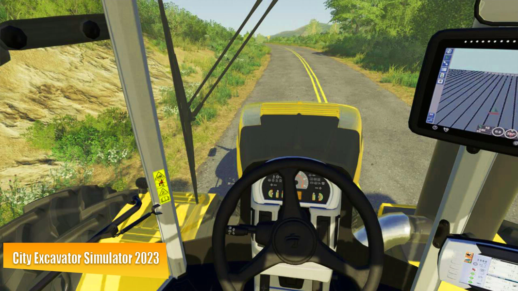 City Excavator Simulator 2023 - Gameplay image of android game