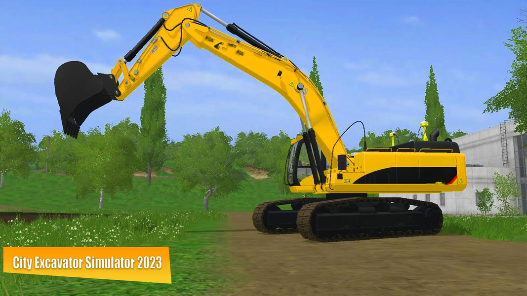City Excavator Simulator 2023 - Gameplay image of android game
