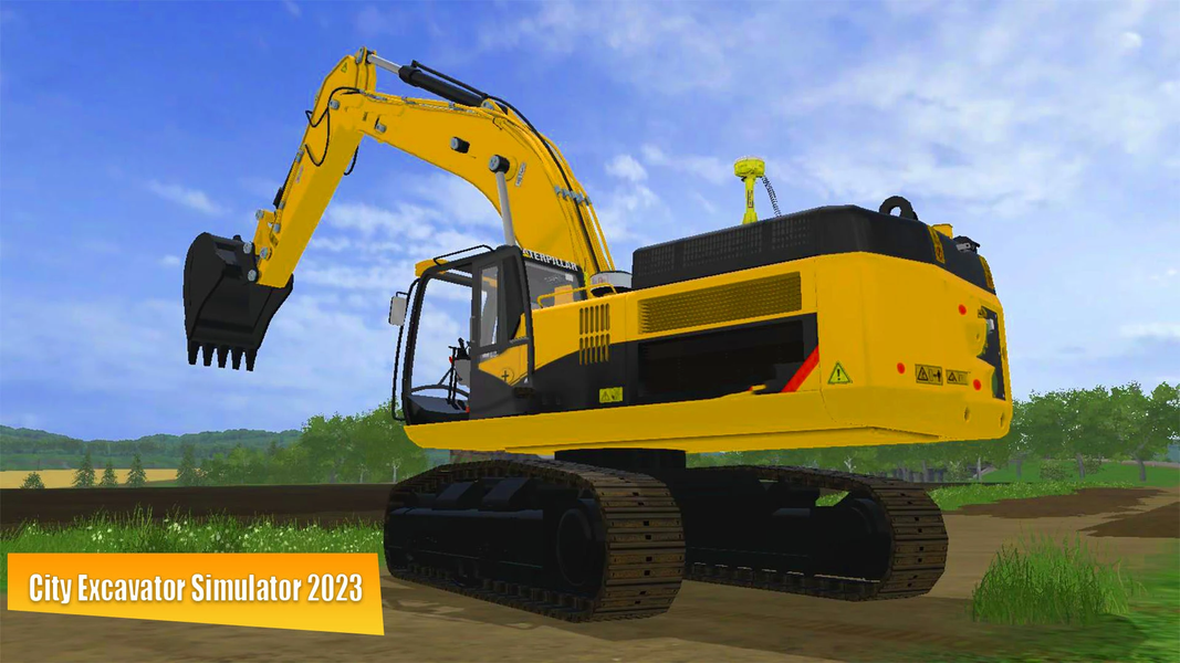 City Excavator Simulator 2023 - Gameplay image of android game