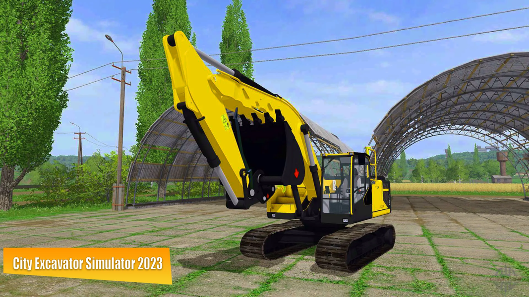 City Excavator Simulator 2023 - Gameplay image of android game