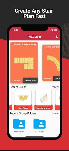 RedX Stairs - ۳D Calculator - عکس برنامه موبایلی اندروید
