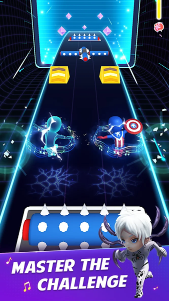 Universe Hero ۳D - Music&Swing - عکس بازی موبایلی اندروید