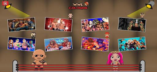WWE Superstars Coloring - Image screenshot of android app