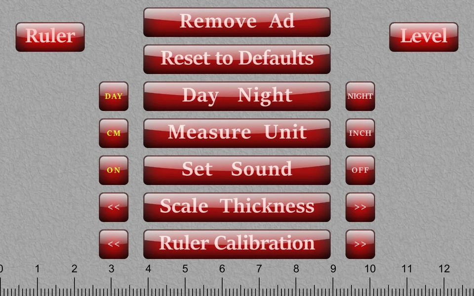 Ruler And Level Tools - عکس برنامه موبایلی اندروید