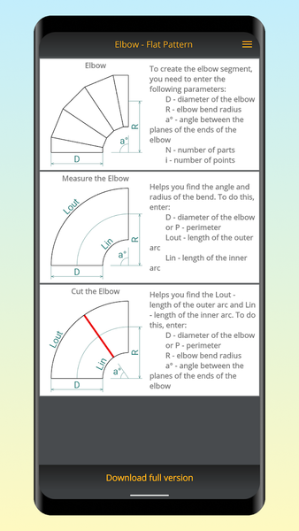 Elbow - Flat Pattern - Image screenshot of android app