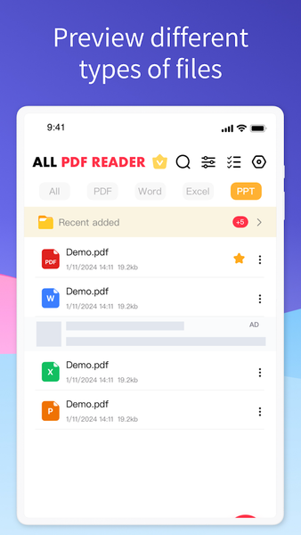 PDF Reader & Editor: Scan File - عکس برنامه موبایلی اندروید